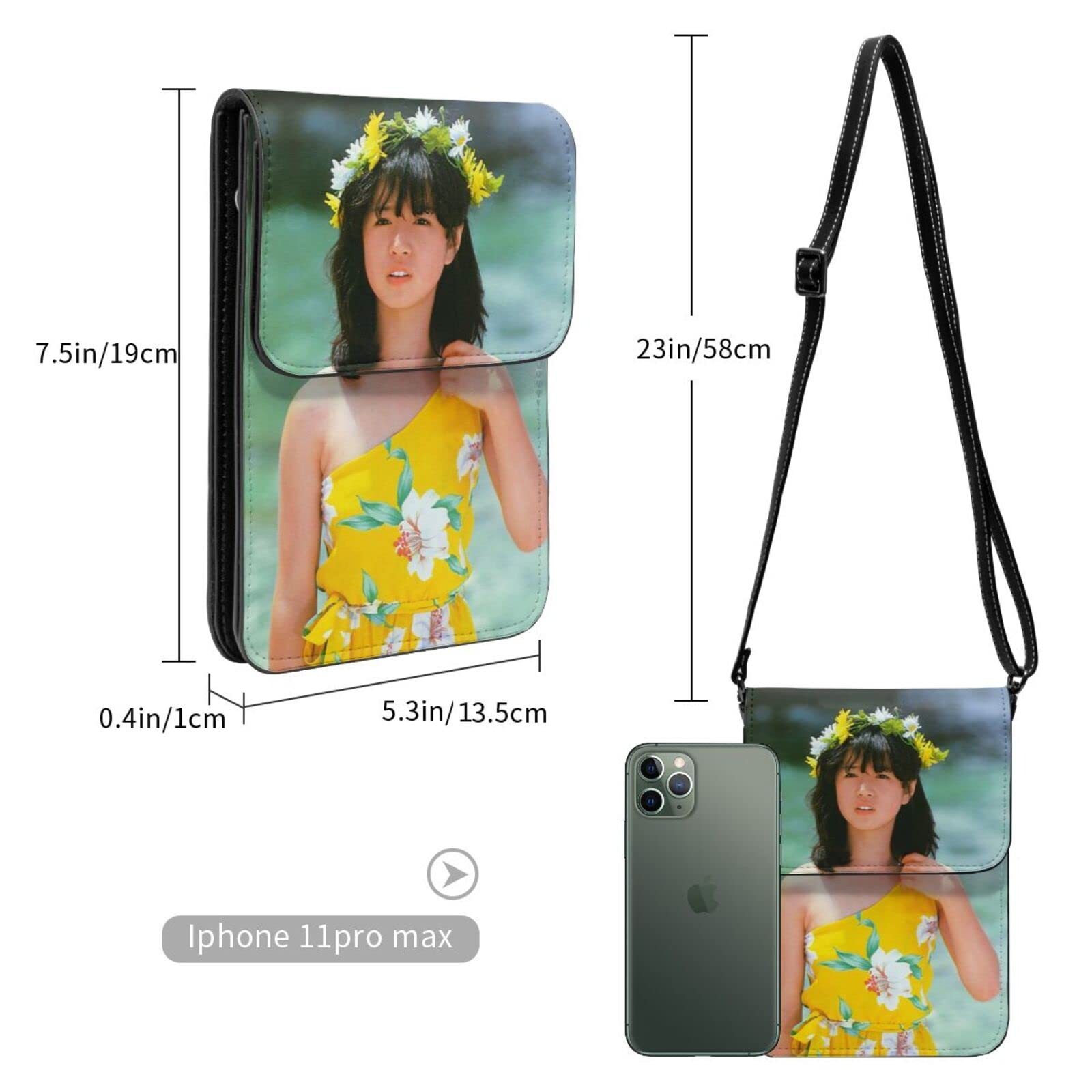 Amazon.co.jp: 中森明菜 (3) 人気 斜め掛けバッグ 携帯電話用ポーチ 大